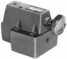 Pressure Reducing & Relieving Valves - Yuken RBG Series